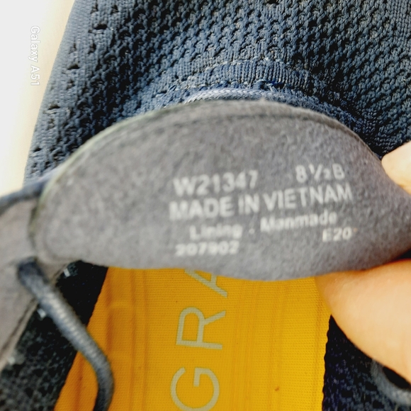 Newer Size 8 1/2  Royal Blue Cole Haan Streetwear comfy  shoes - Picture 10 of 14